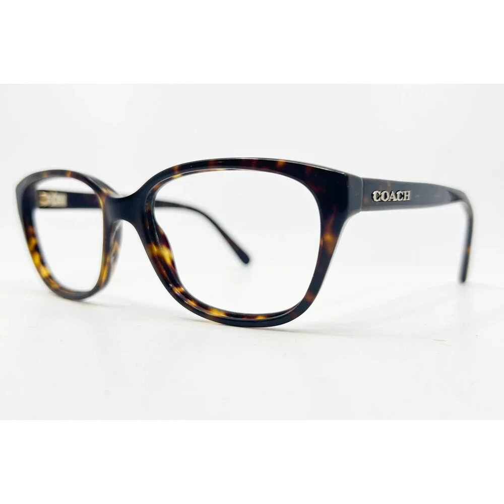 Coach Eyeglasses Frames Women Dark Tortoise HC 6103 5120 52-16-140